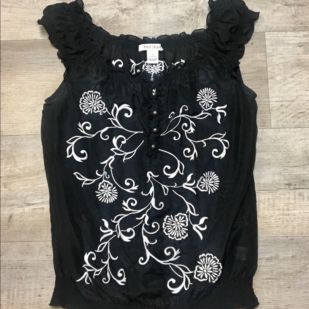 White House Black Market sheer top